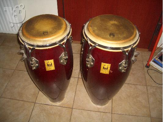 Congas Toca ,ξύλινα 200 ευρώ .