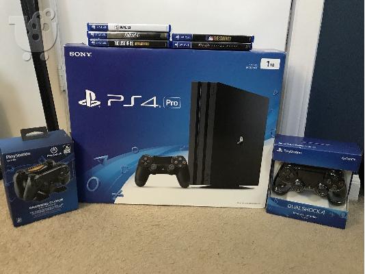 PoulaTo: Sony Playstation 4 Pro 1TB με 2 ελεγκτές και 5 παιχνίδια (WHATSAPP: +971589840253)