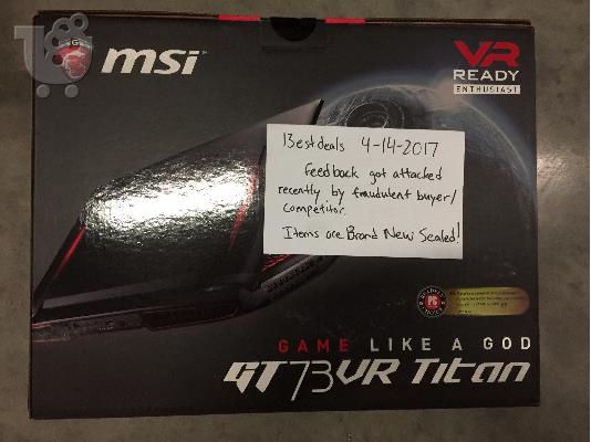 PoulaTo: Νέο MSI GT73VR 4K SLI-060 /17.3