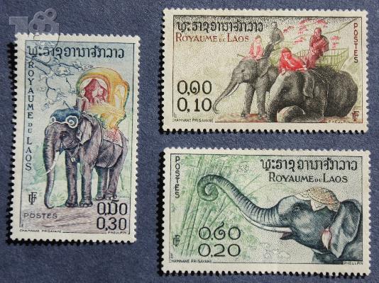 PoulaTo: γραμματοσημα - laos 1958