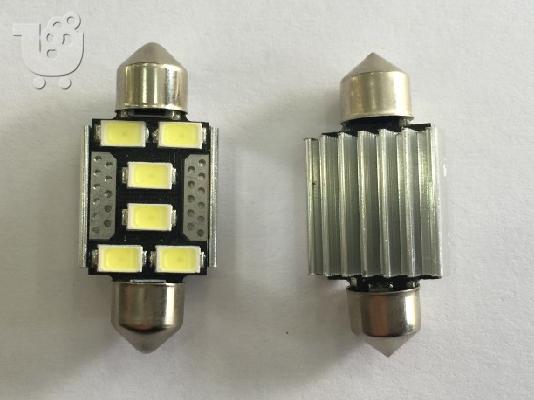 PoulaTo: Led σωληνωτό 36mm Canbus 6 SMD